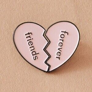 FRIENDS FOREVER Enamel Pin Set NEW! 584A1